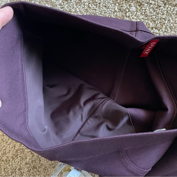 NWOT SPANX The Perfect Pants Women’s M Purple Classic Pull on Trousers 20202R - Picture 8 of 12